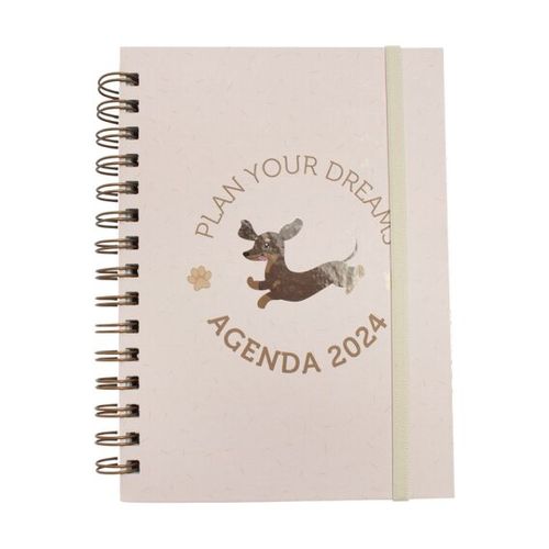 Agenda Anillada Perros Simplicity Tamaño A5