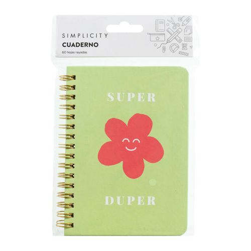 Cuaderno Anillado Chico Colorfull Simplicity