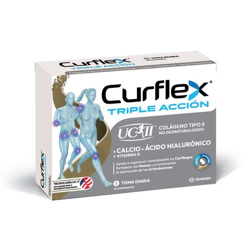 Suplemento Dietario Curflex Triple Acción x 30 comp