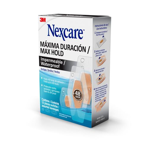 Apósitos Nexcare Máxima Duración x 12 un