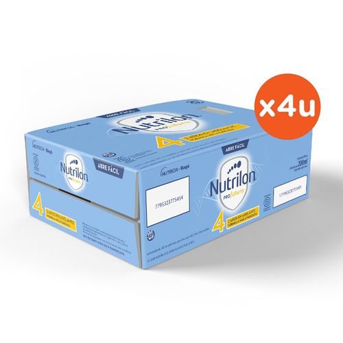 Combo Leche Infantil Nutrilon Profutura 4 2+ Años Brick x 4 un x 24 un x 200 ml c/u