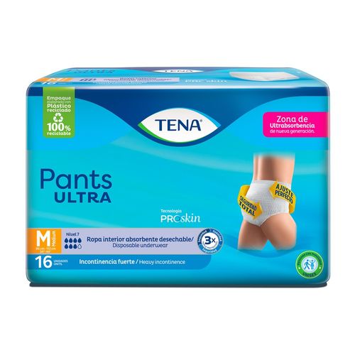 Pañal Tena Pants Ultra Talle M x 16 un