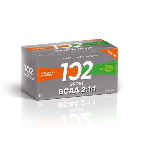 Suplemento Deportivo 102 Sport Bcaa x 30 un