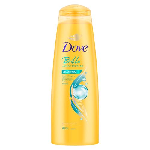 Shampoo Dove Brillo + Óleo Micelar x 400 ml