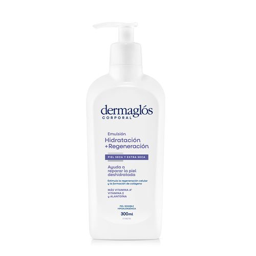 Emulsión Corporal Dermaglós Hidratación + Regeneración x 300 ml