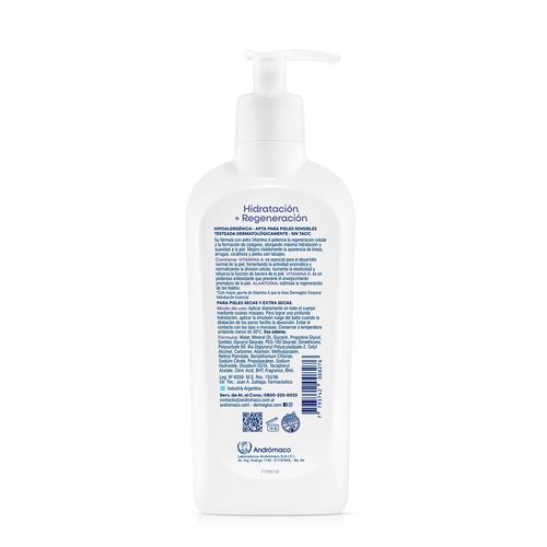 Emulsión Corporal Dermaglós Hidratación + Regeneración x 300 ml