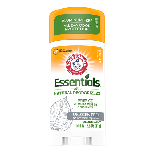 Desodorante Antitranspirante Arm & Hammer Essentials Natural Sin Perfume en Barra x 71 g