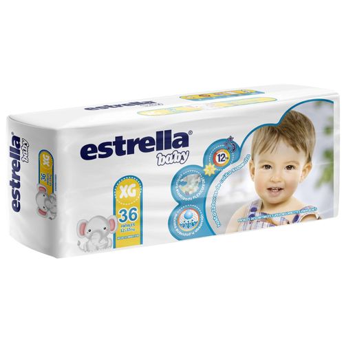 Pañales Estrella Baby Caricias de Algodón Flexiconfort