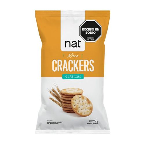 Mini Crackers Nat Clasicas x 250 gr