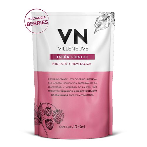 Repuesto Jabón Líquido VN Berries y Arandanos x 200 ml