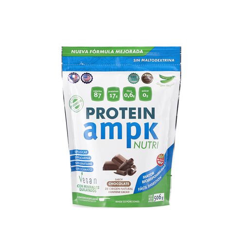 Suplemento Dietario AMPK Vegan Protein Chocolate x 506 g