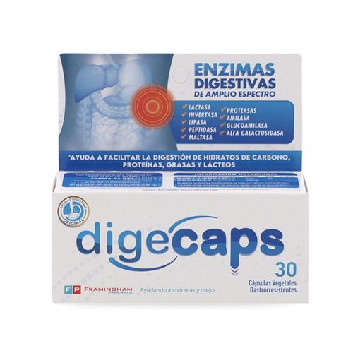 Suplemento Dietario Digecaps x 30 Cápsulas