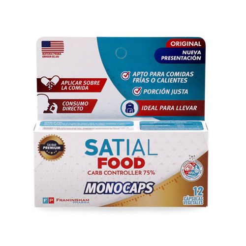 Suplemento Dietario Satial Food Monocaps x 12 cápsulas