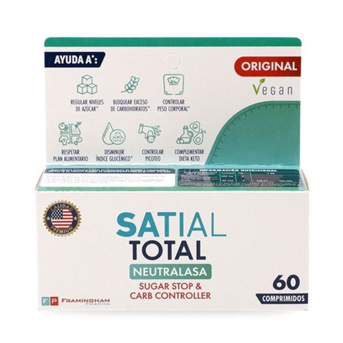 Suplemento Dietario Satial Total con Neutralasa x 60 comprimidos