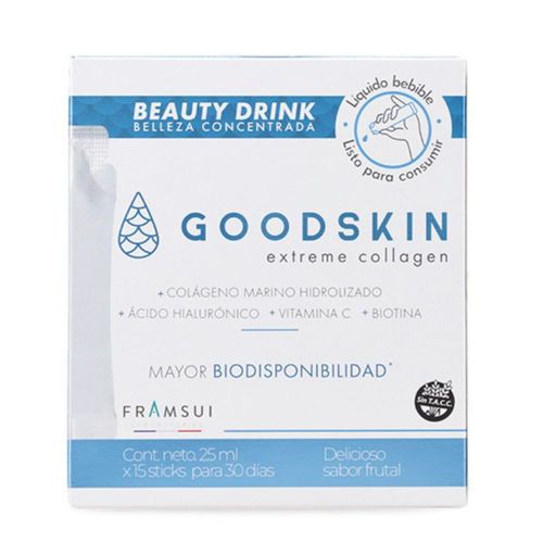 Suplemento Nutricional Goodskin Extreme Collagen Bebible x 15 un