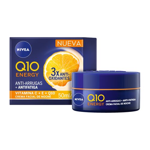 Crema Facial Nivea Q10 Energy Noche x 50 ml