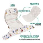 panal-de-tela-baby-pelle-con-broches-cohetes-multitalle