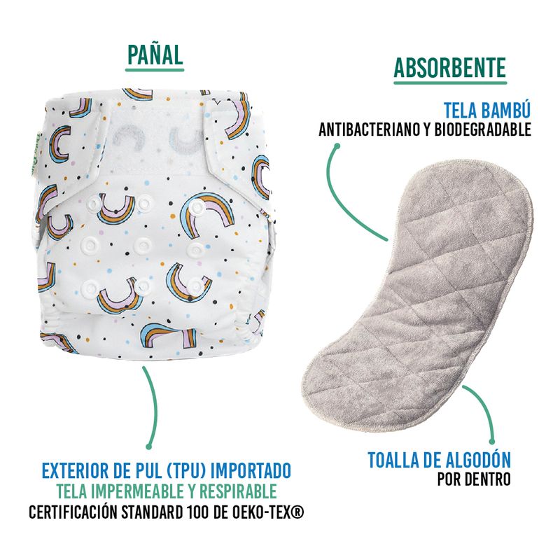 panal-de-tela-baby-pelle-con-broches-arcoiris-calidos