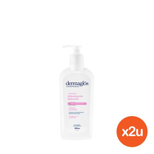 Combo Emulsión Corporal Dermaglós Hidratación Profunda x 300 ml x 2 un