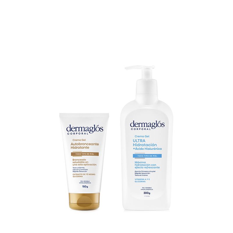 combo-autobronceante-dermaglos-crema-gel-hidratante-x-150-g-crema-gel-corporal-dermaglos-ultra-hidratacion-x-300-g