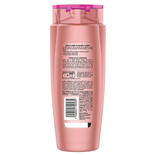 Shampoo Elvive Keraliso Brillo y Sedosidad x 750 ml