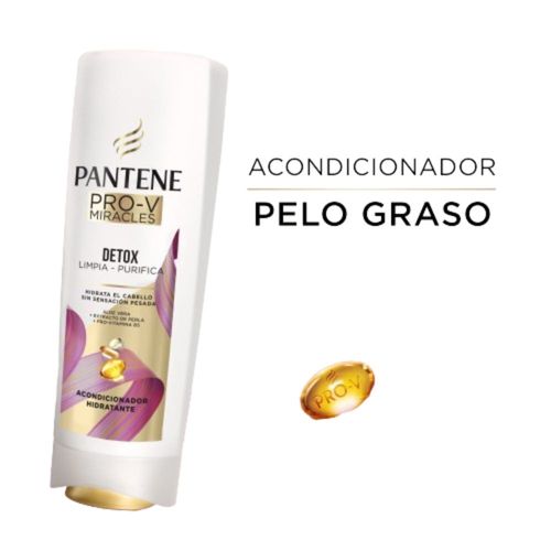 Acondicionador Pantene Pro-V Miracles Detox 400 ml