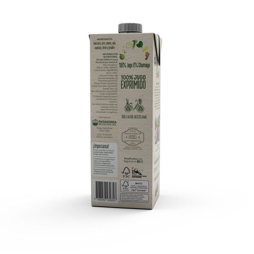Jugo Pura Frutta Green Detox x 1 l