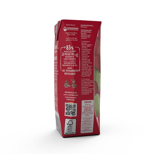 Jugo Pura Frutta Manzana Kids x 250 ml