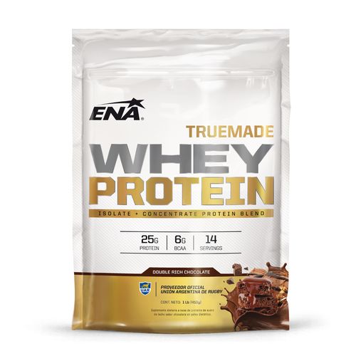 Suplemento Deportivo Ena Whey Protein True Made Chocolate x 453 g