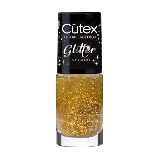 Esmalte Cutex Glitter Golden Rock