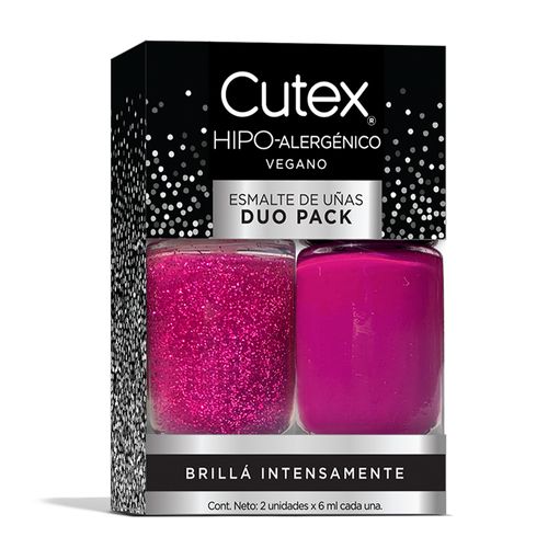 Duo Pack Cutex Color Rock Fucsia