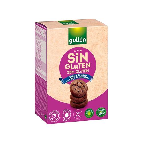 Galletitas Gullón Cacao y Chips sin Gluten x 200 g