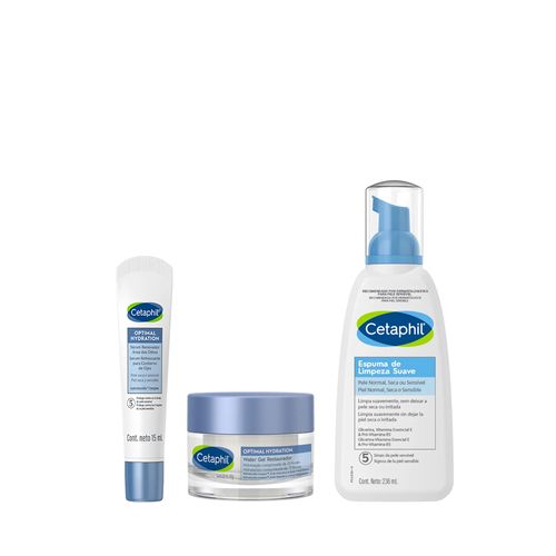 Combo Cetaphil Limpieza + Sérum + Gel Facial