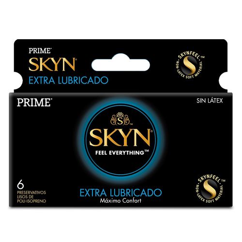 Preservativos Prime Skyn Extra Lubricado x 6 un