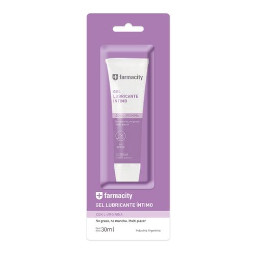 Gel Lubricante Íntimo Farmacity con L-Arginina x 30 ml