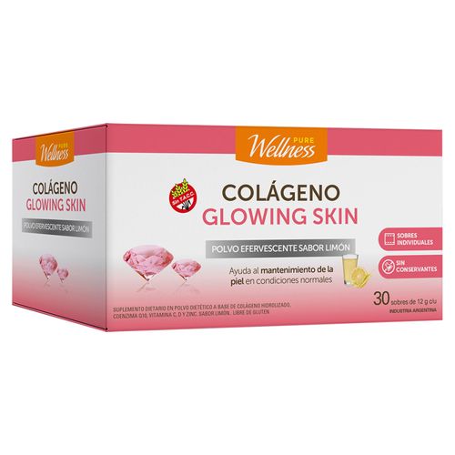 Suplemento Dietario Colágeno Pure Wellness Glowing Skin x 30 un