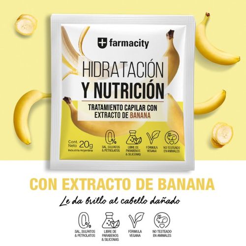 Tratamiento Capilar Farmacity Banana x 20 g