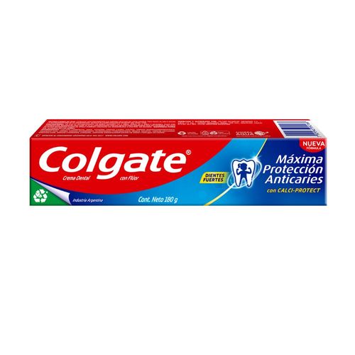 Pasta Dental Colgate Máxima Protección Anticaries x 180 g