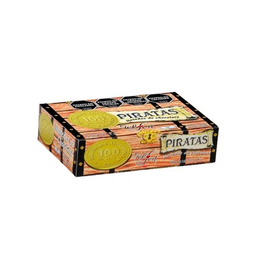 Monedas de Chocolate Felfort Piratas x 60 un
