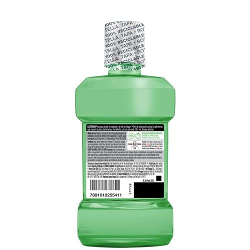 Enjuague Bucal Listerine Anticaries Frescura Suave Sin Alcohol x 250 ml