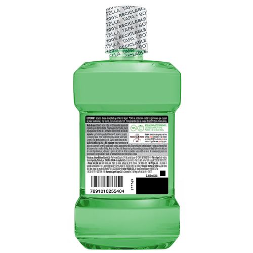 Enjuague Bucal Listerine Anticaries Frescura Suave Sin Alcohol x 500 ml