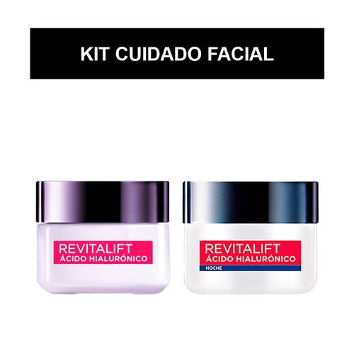 Kit Cuidado Facial L'Oreal Paris: Crema Dia + Crema Noche