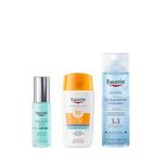 combo-eucerin-gel-hidratante-hyaluron-filler-x-30-ml-protector-solar-hydro-fluid-fps-x-50-ml-locion-micelar-dermatoclean-x-200-ml