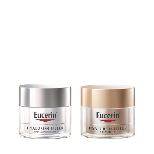 Combo Eucerin Hyaluron-Filler Anti Arrugas Crema de Día Fps 30 x 50 ml + Crema de Noche x 50 ml