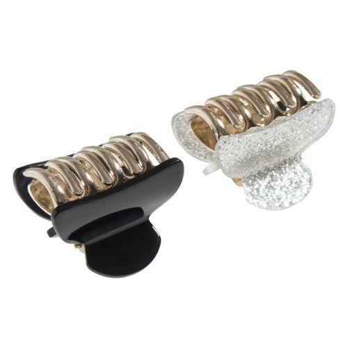 Broche para Pelo Wav Acrílico Estampados x 2 un