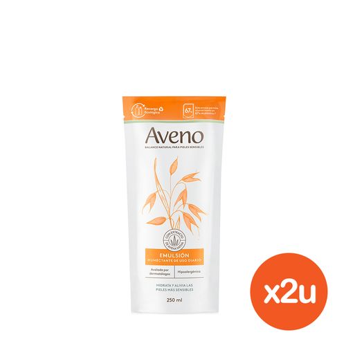 Combo Emulsión Aveno Repuesto x 250 ml x 2 un