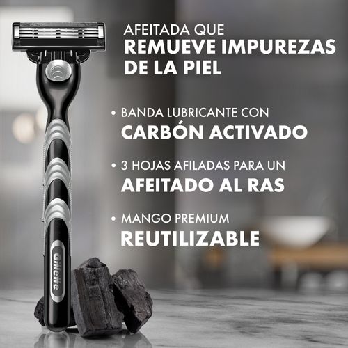 Repuesto para Afeitar Gillette Mach3 Carbono