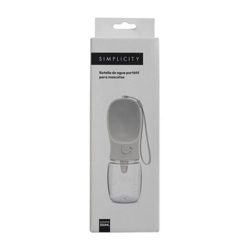 Bebedero para Mascotas Simplicity Botella Gris