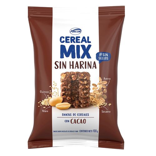 Snacks Cereal Mix Sin Harina Cacao x 100 g