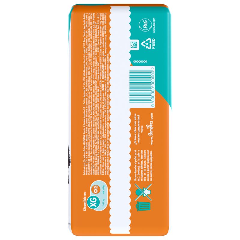 panales-pampers-babysan-xg-x-32-un